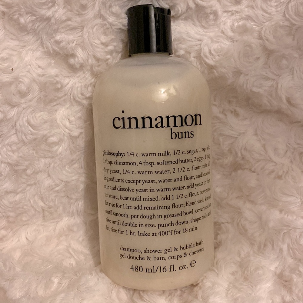 Philosophy Cinnamon Buns shampoo/shower gel/ bubble bath